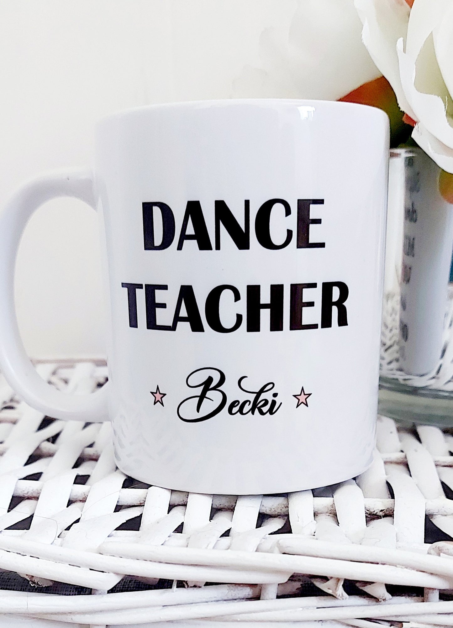 Personalised Ballet teacher appreciation mug