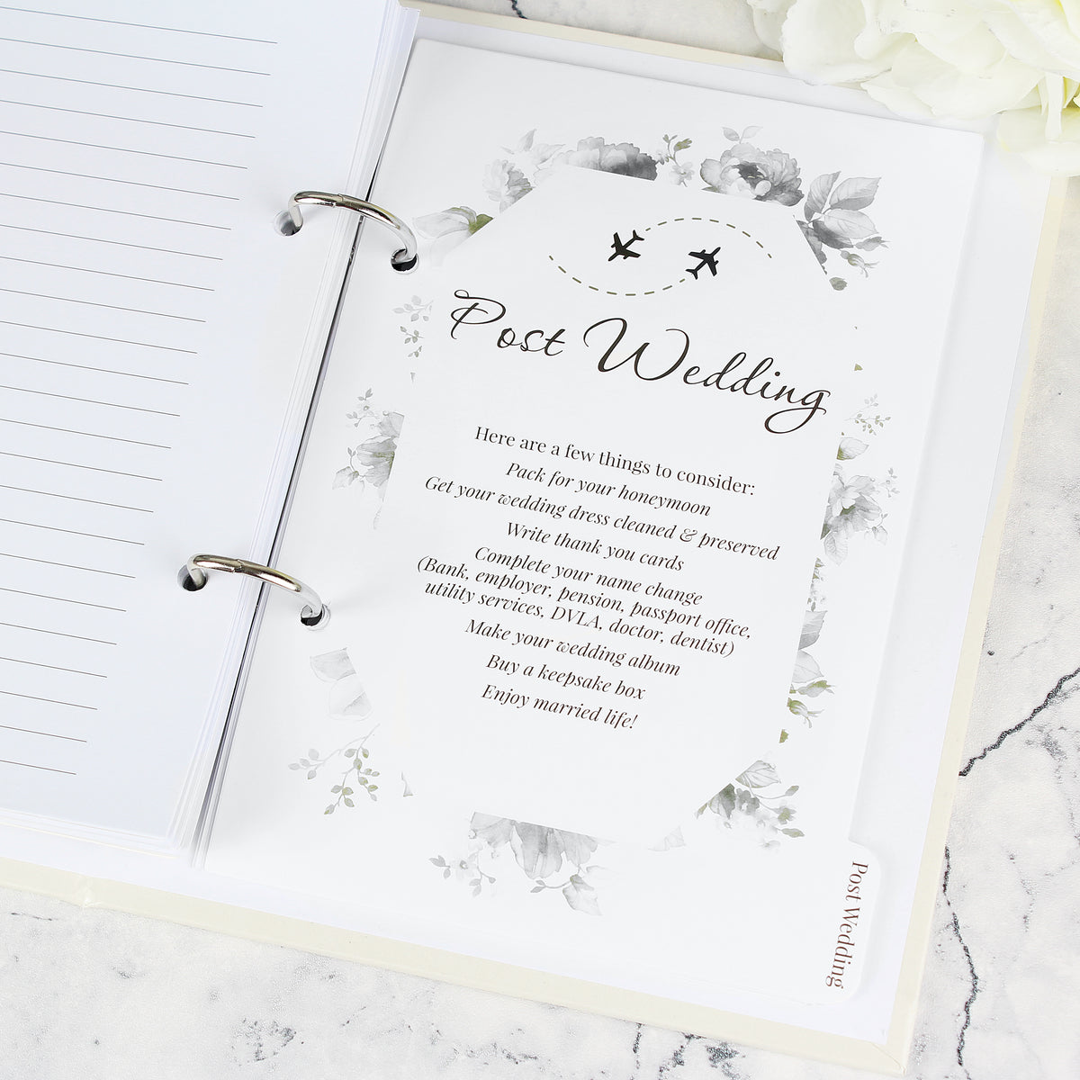 Personalised Autumnal Wedding Planner