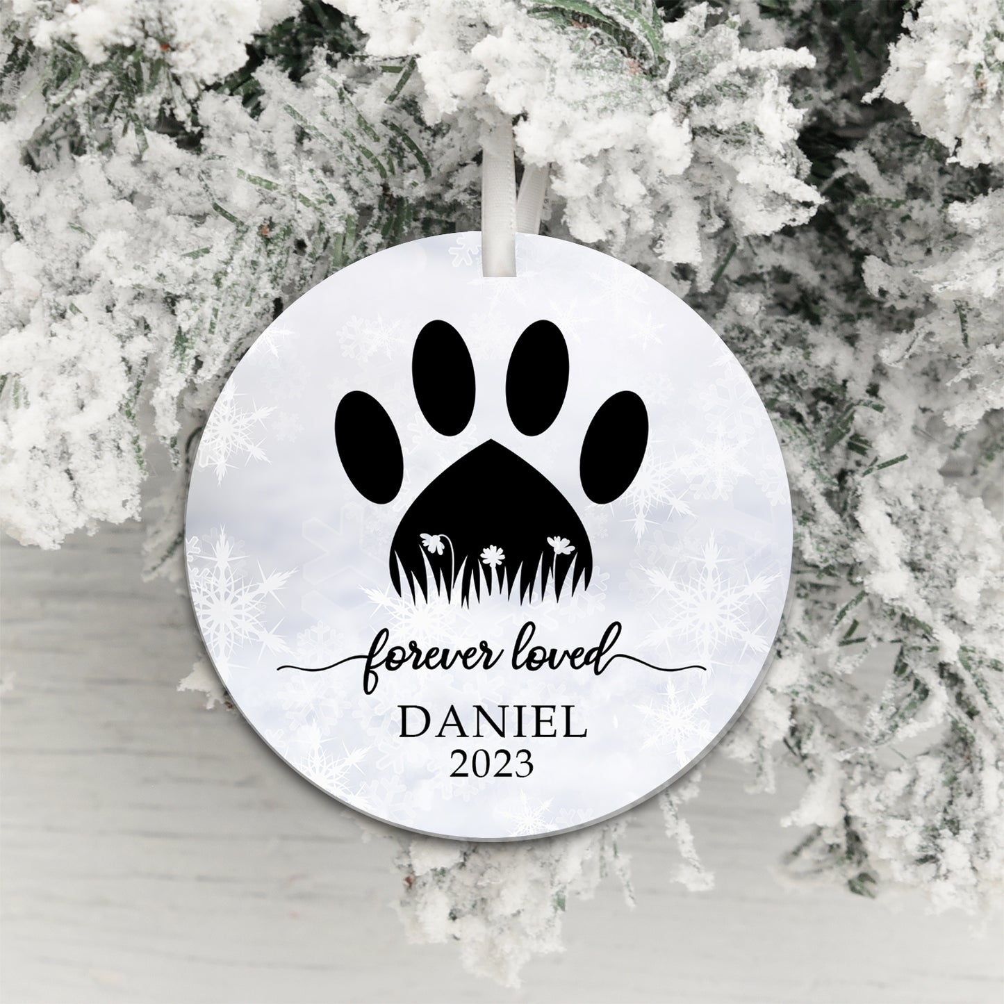 Forever Loved – Personalised Pet Memorial Ornament