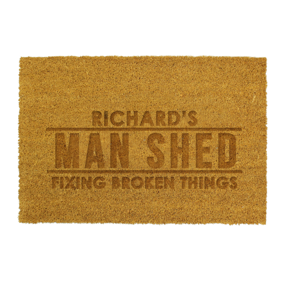 Personalised Bold Rectangle Indoor Doormat