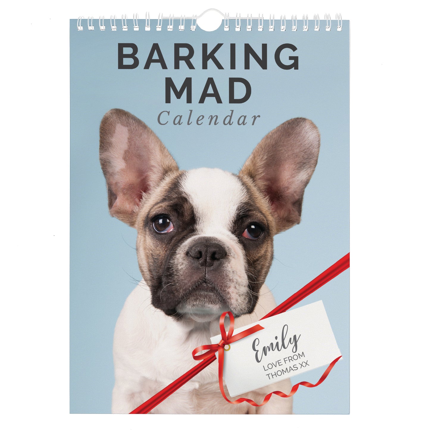 Personalised Barking Mad Dog Desk Calendar
