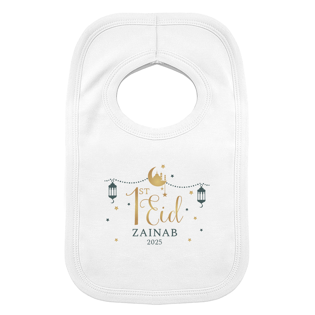 Personalised 1st Eid Bib