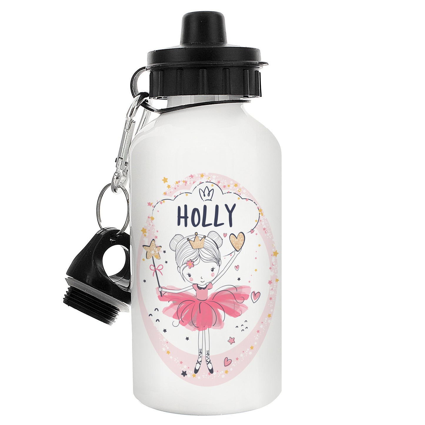 Personalised Princess Ballerina Drinks Bottle