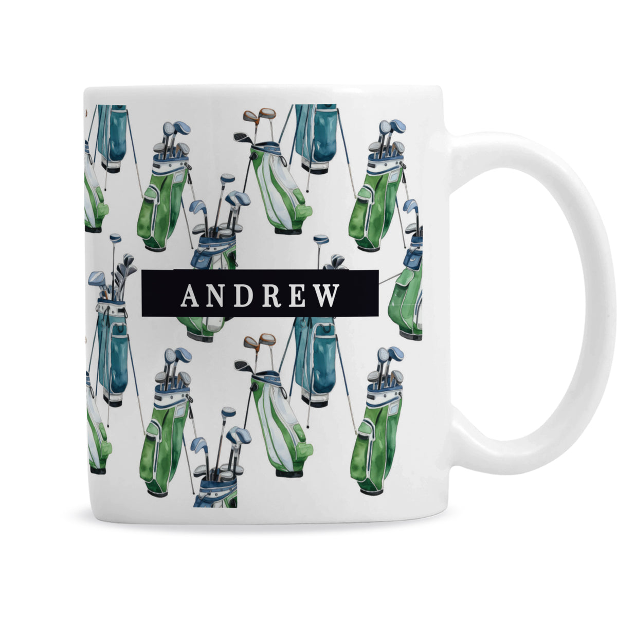 Personalised Golf Bag Mug