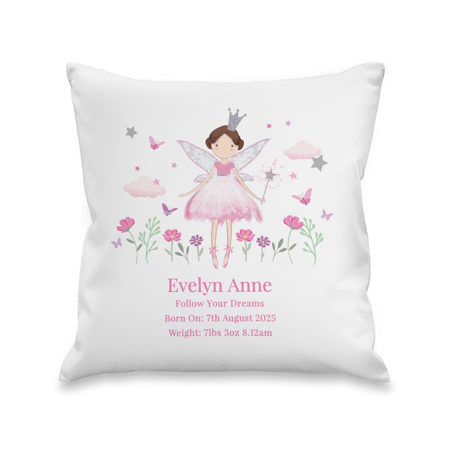 Personalised Fairy Princess Cushion