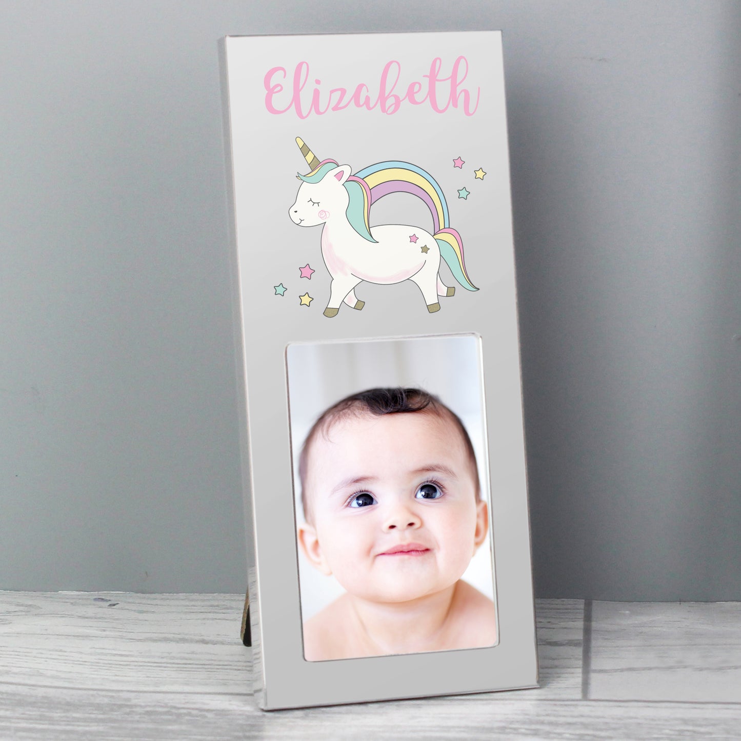 Personalised Baby Unicorn 2x3 Photo Frame
