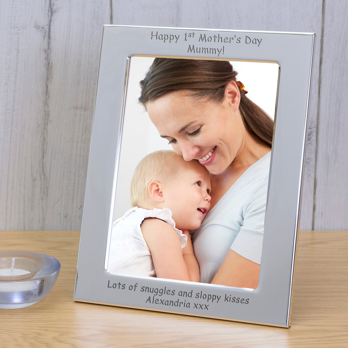 Personalised Mother's Day Silver-Plated Photo Frame