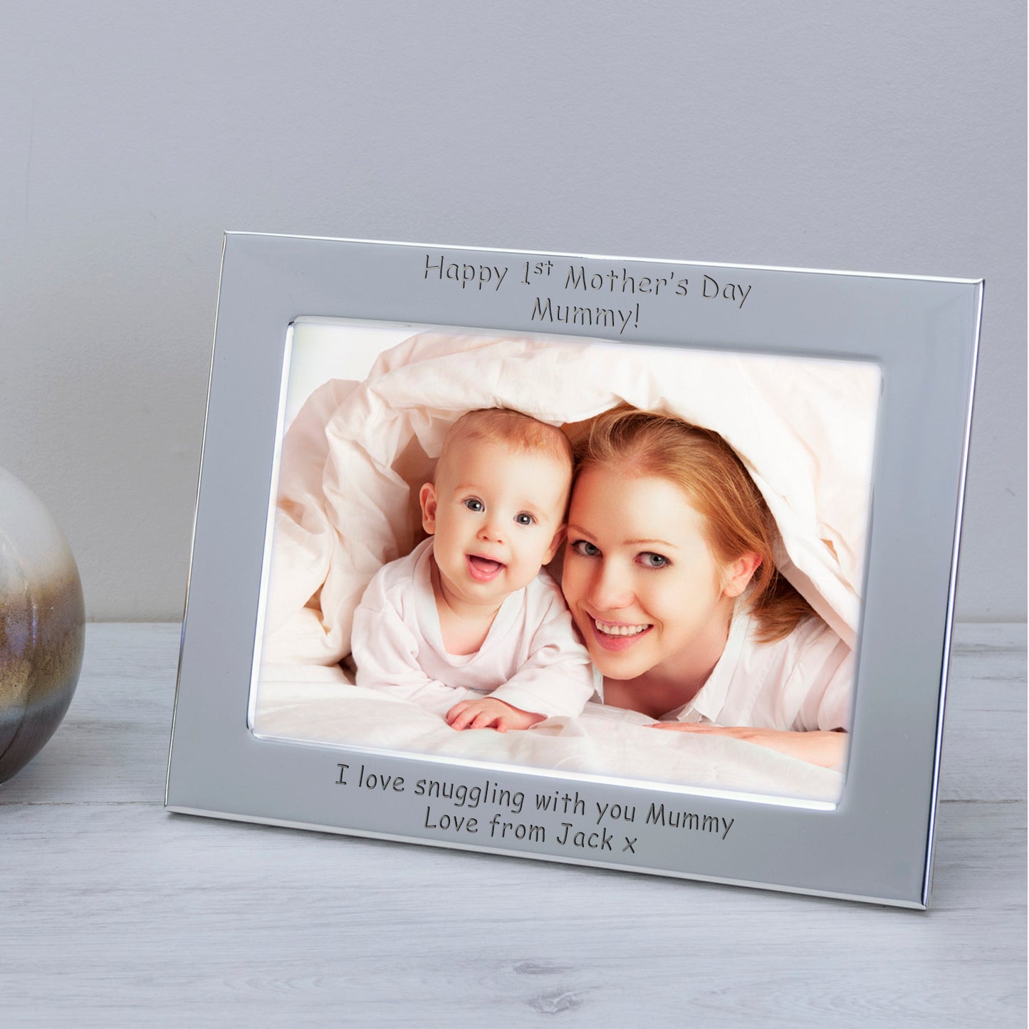 Personalised Mother's Day Silver-Plated Photo Frame