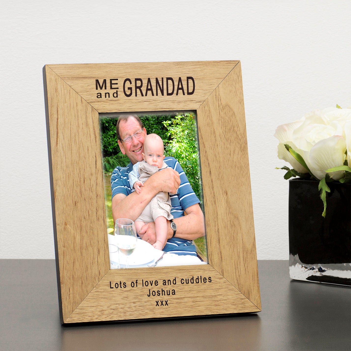 Me and Grandad Wood Picture Frame