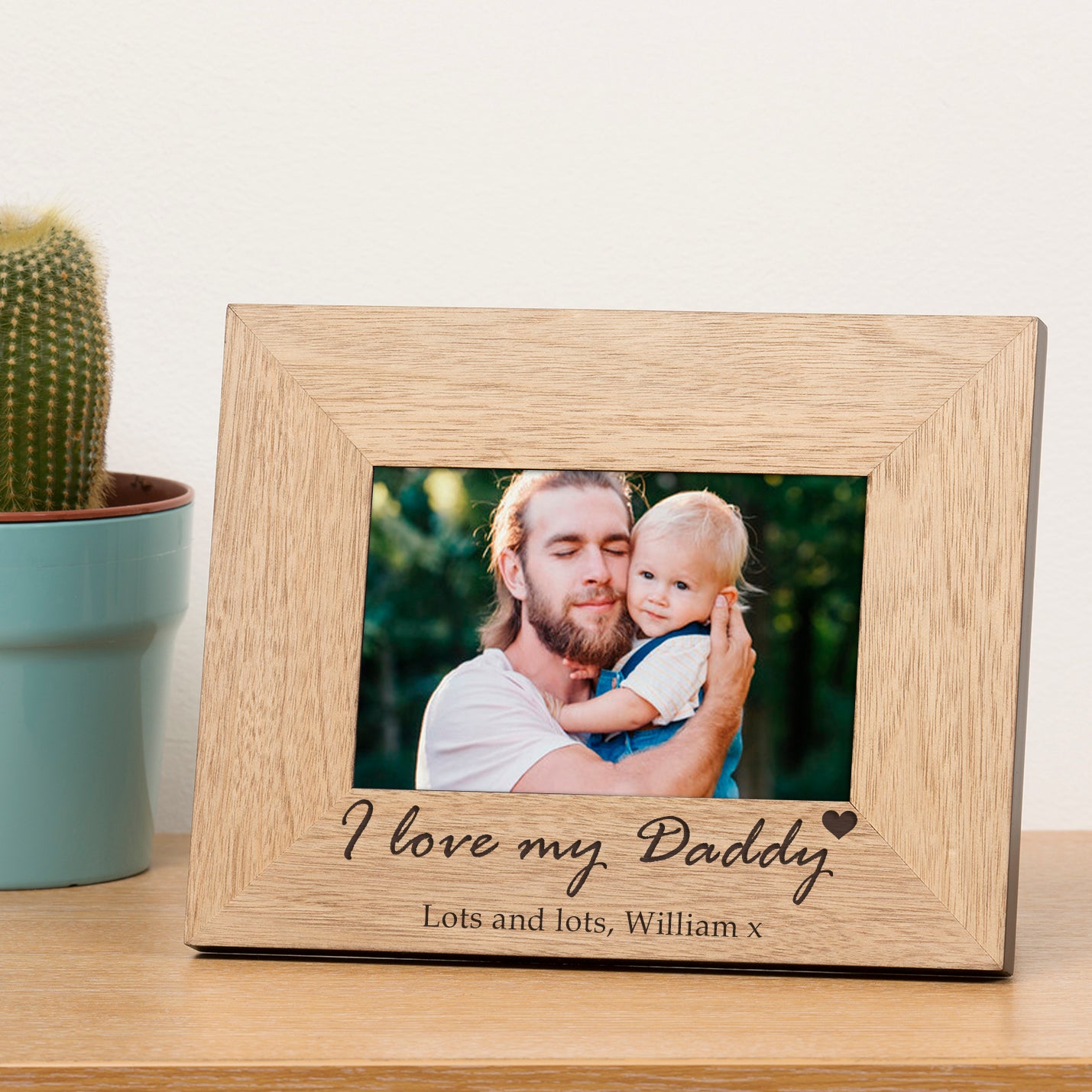 I love my Daddy Wood Picture Frame