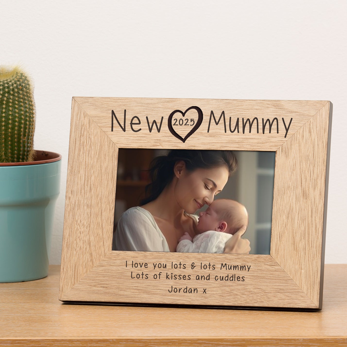 New Mummy Wood Picture Frame
