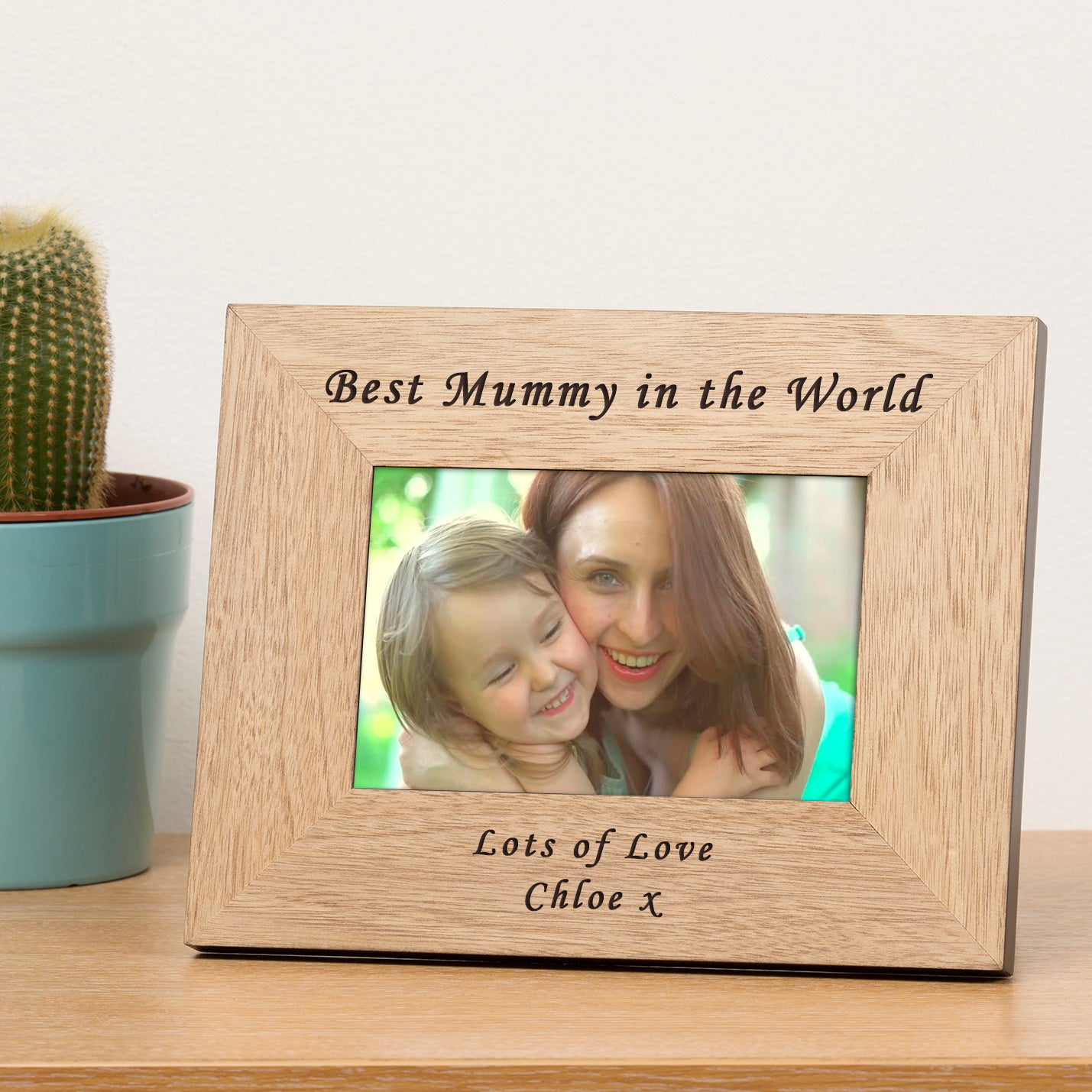 Best Mummy in the World Wood Picture Frame