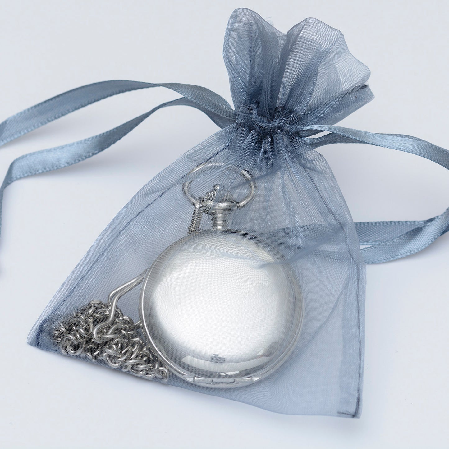 Don't Be Late Pocket Watch - Silver Finish
