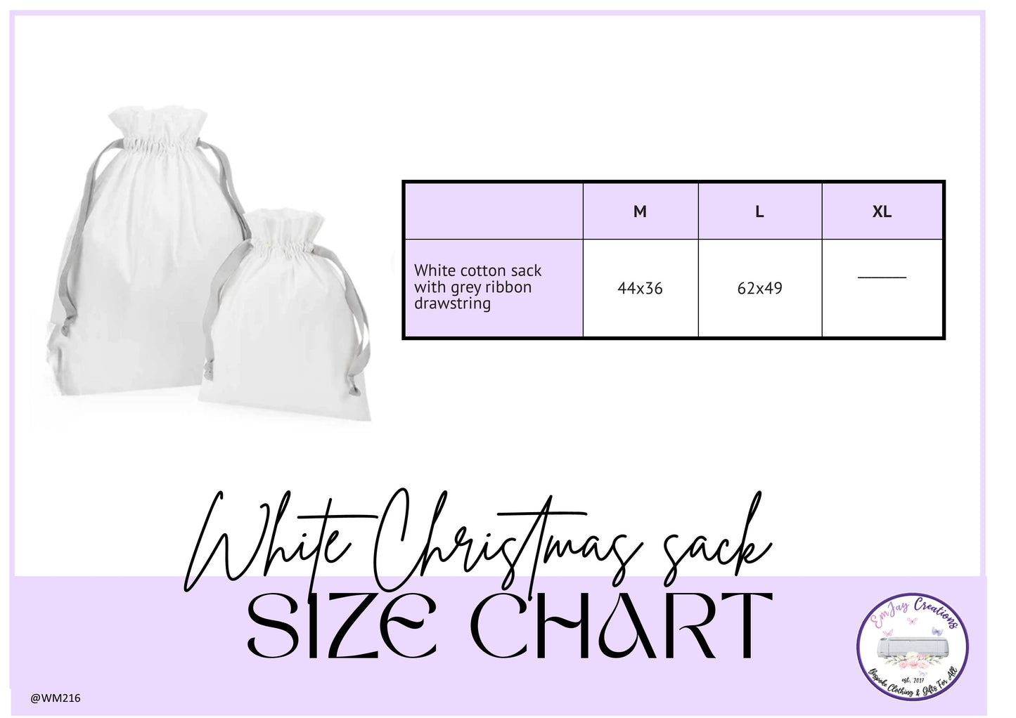Personalised Pink Christmas polar bear gift sack