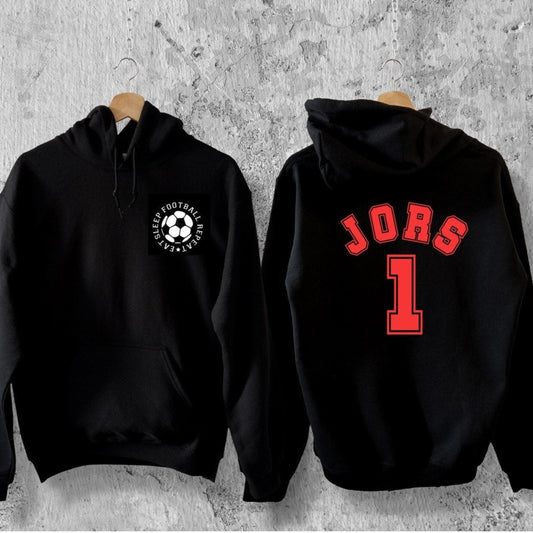 Personalised premium football graphic hoodie