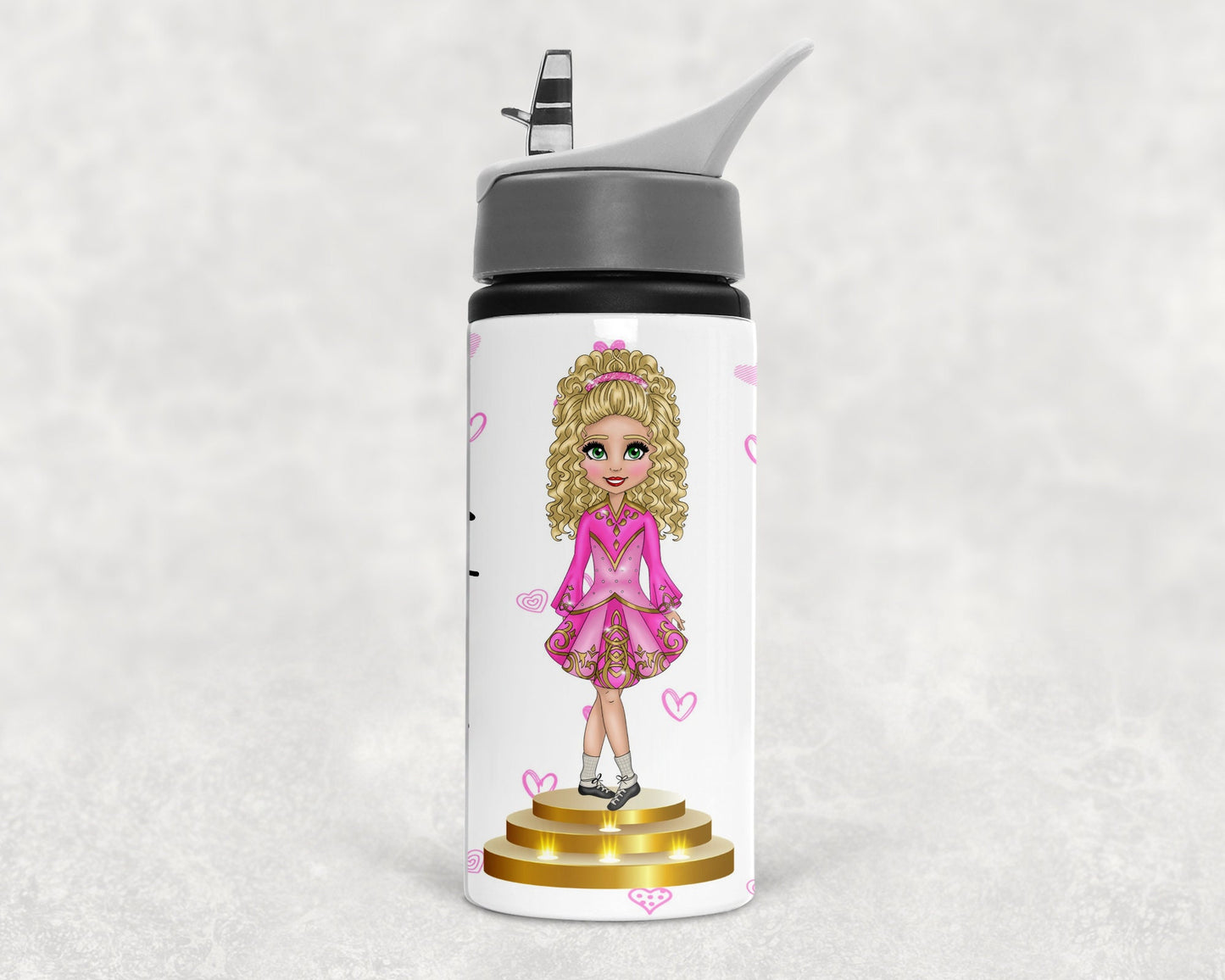 Personalised Irish Dancer water bottle