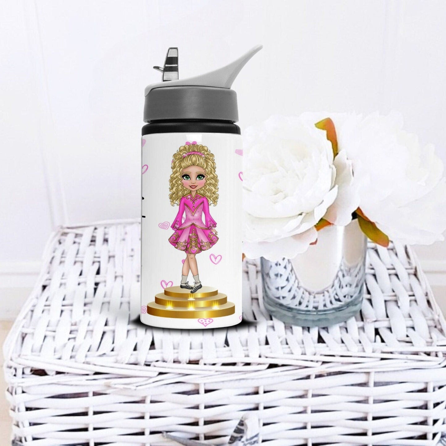 Personalised Irish Dancer water bottle