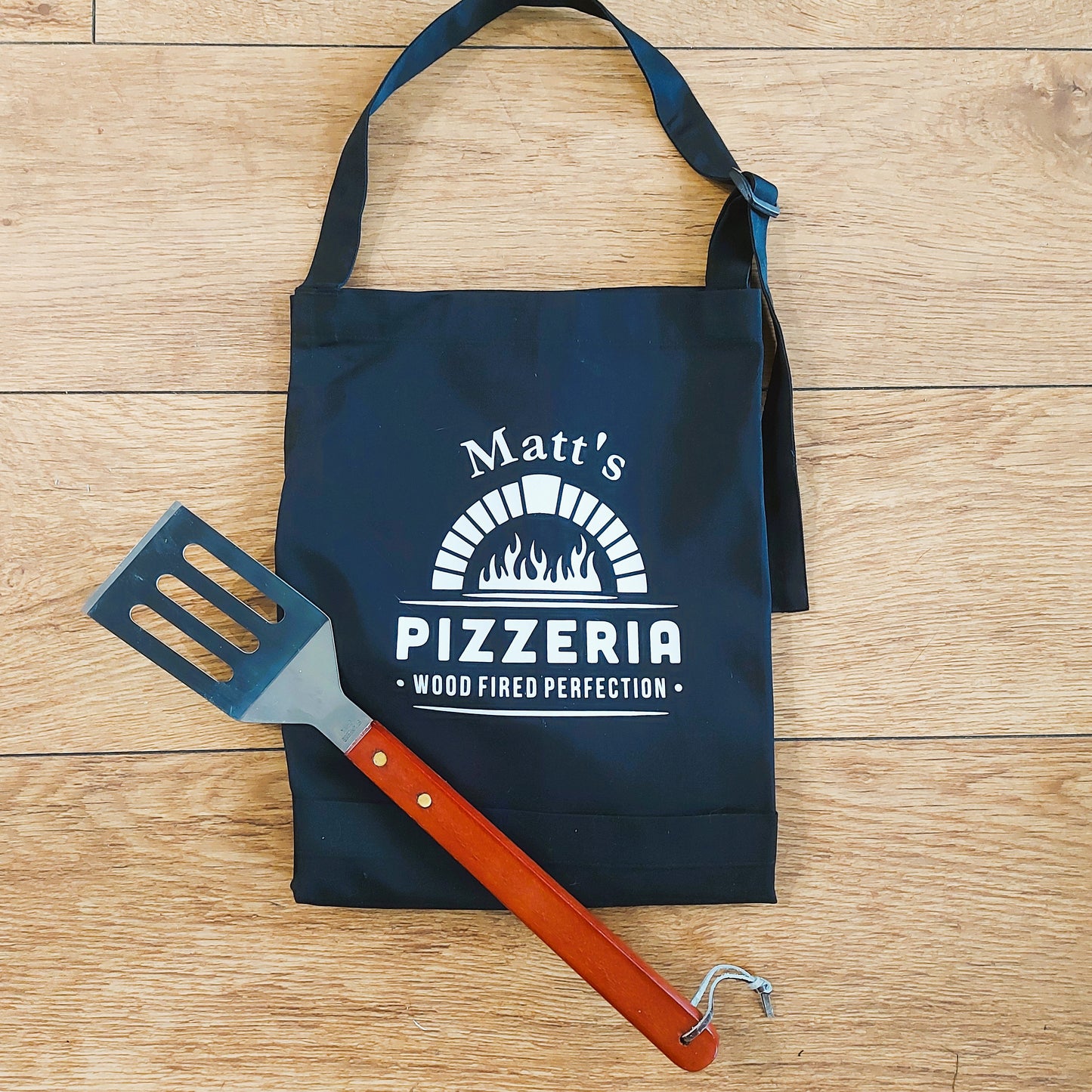 Personalised men's Pizzeria Apron