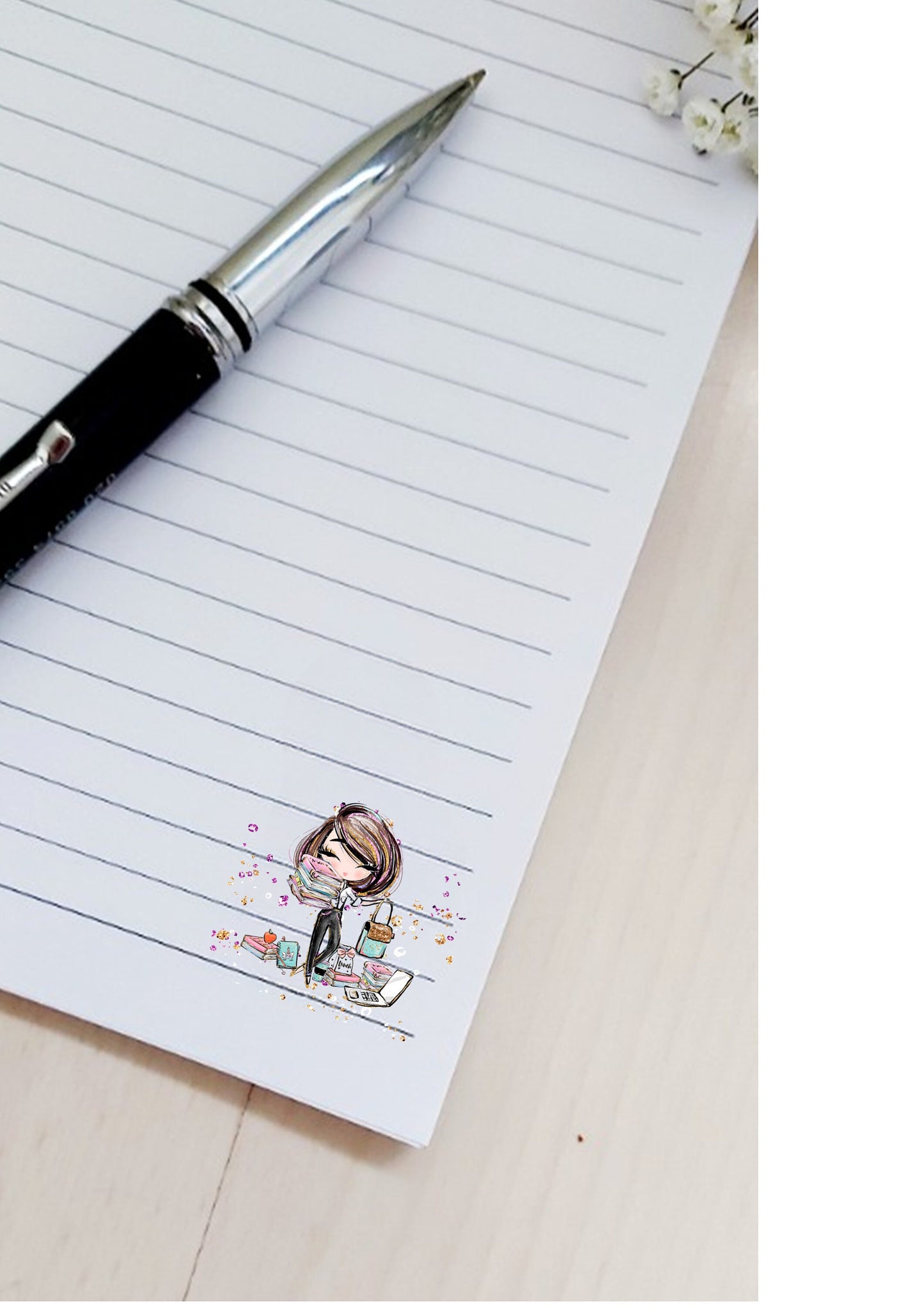 Personalised A5 teacher notebook