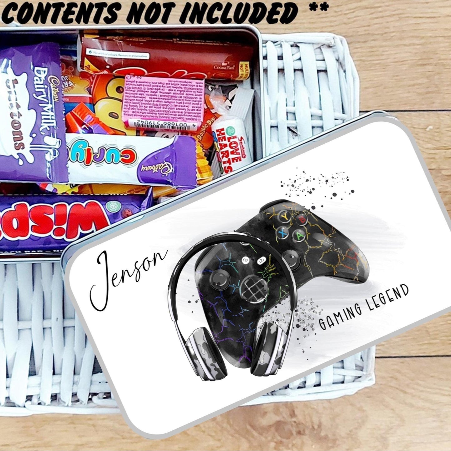 Personalised Xbox Controller Sweet Tin – Gamer Gift & Treat Box
