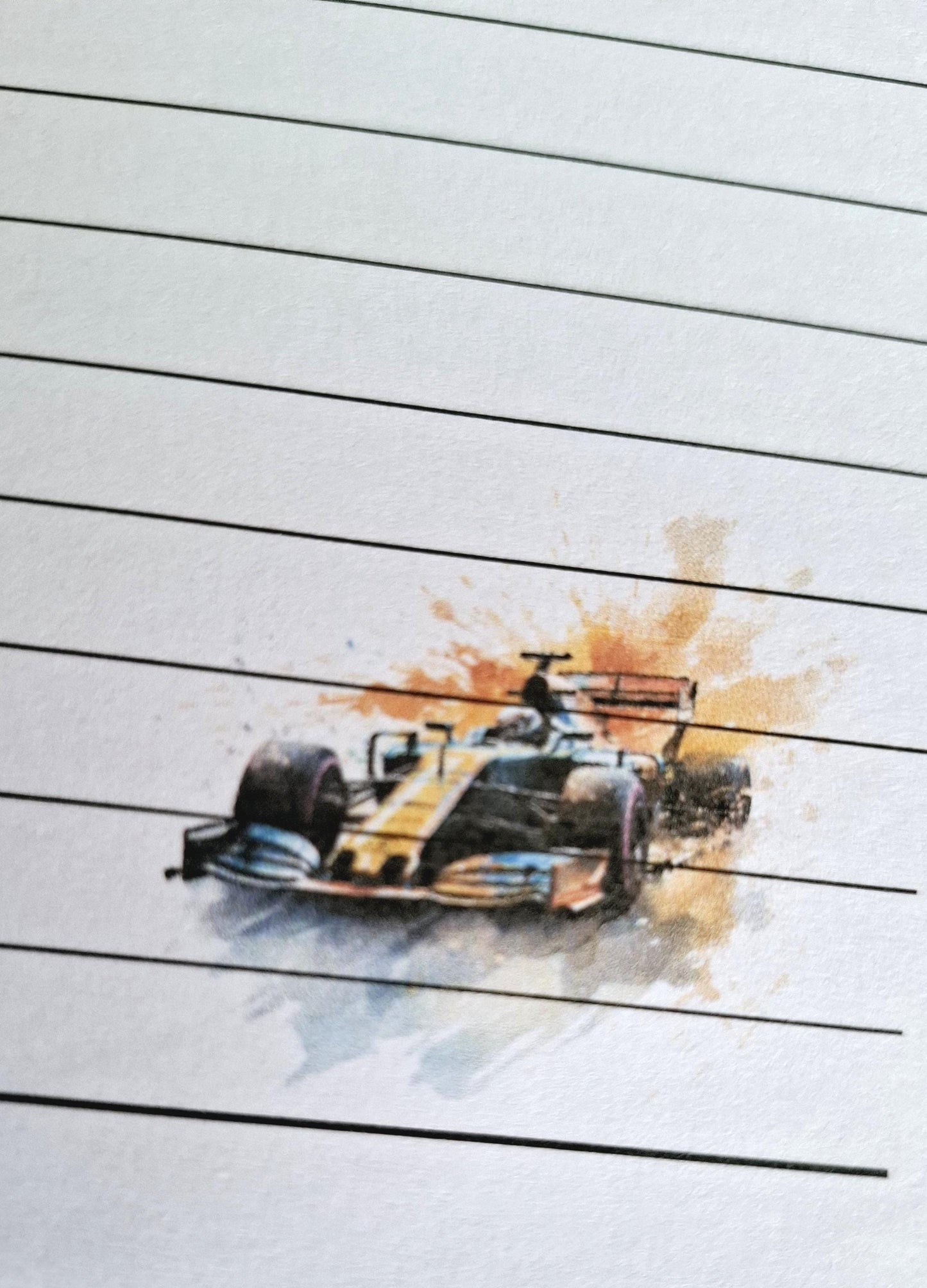 Personalised A5 Formula 1 Grand Prix notebook