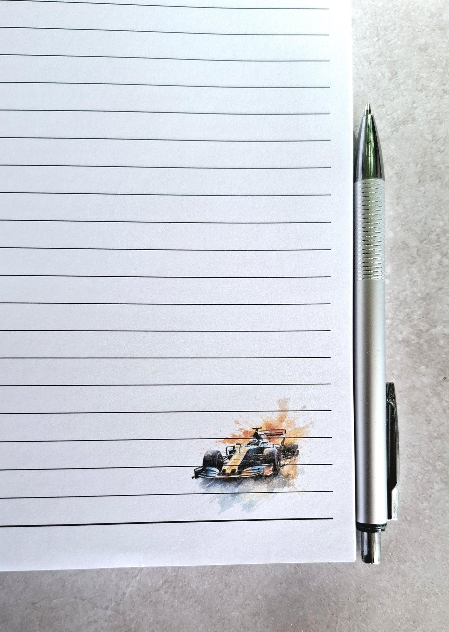 Personalised A5 Formula 1 Grand Prix notebook
