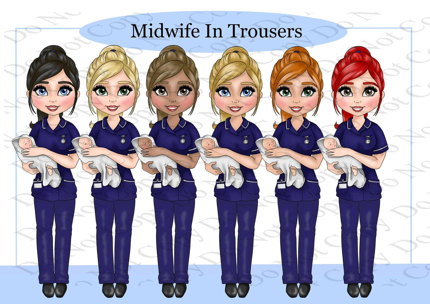 Personalised A5 midwife notebook
