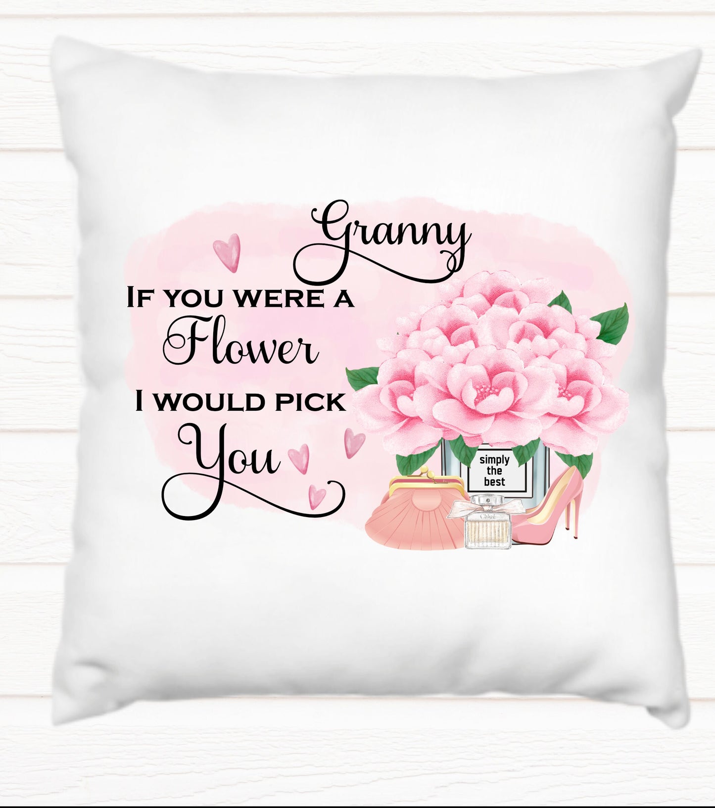 Mum if you were a flower cushion I would pick you cushion - different relatives available