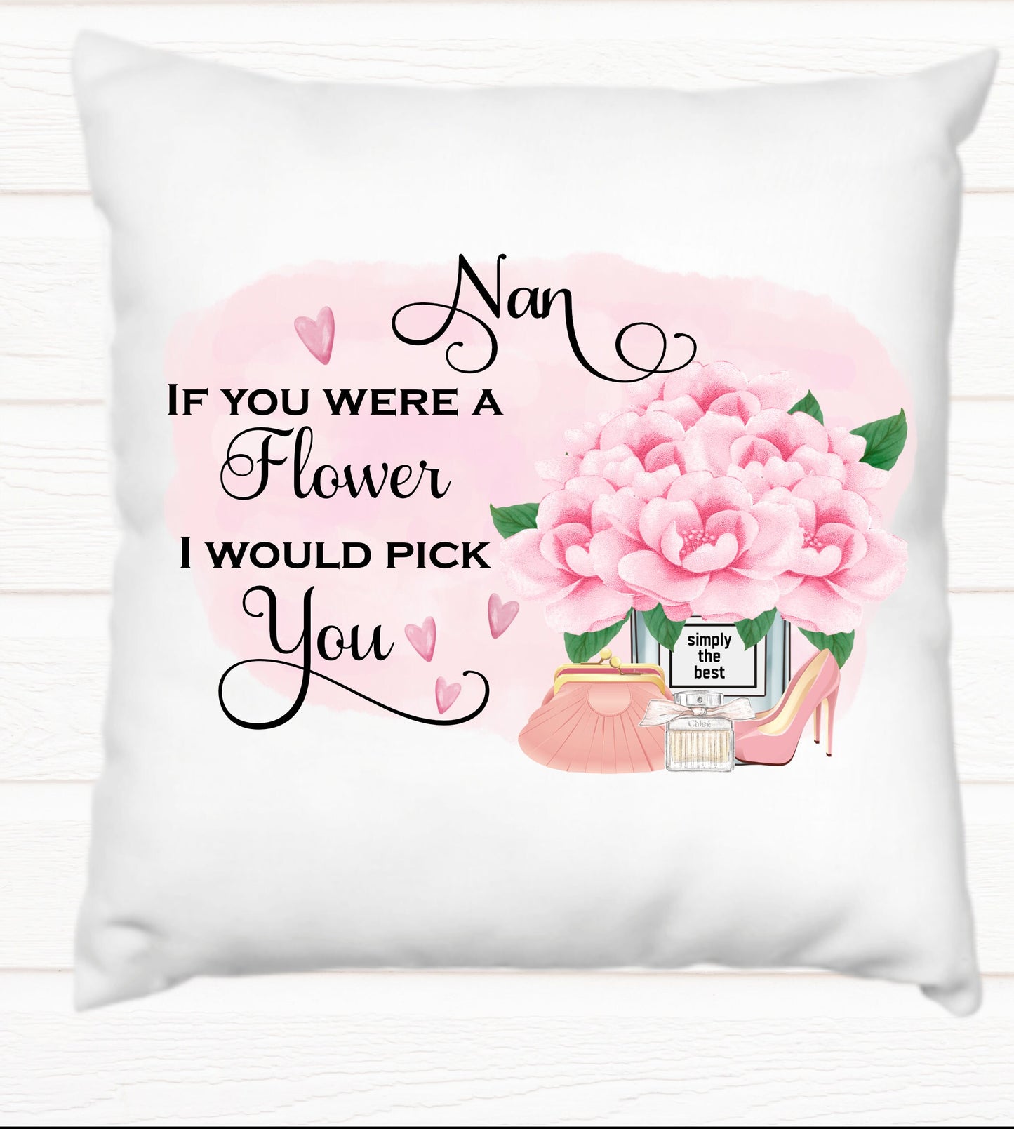 Mum if you were a flower cushion I would pick you cushion - different relatives available