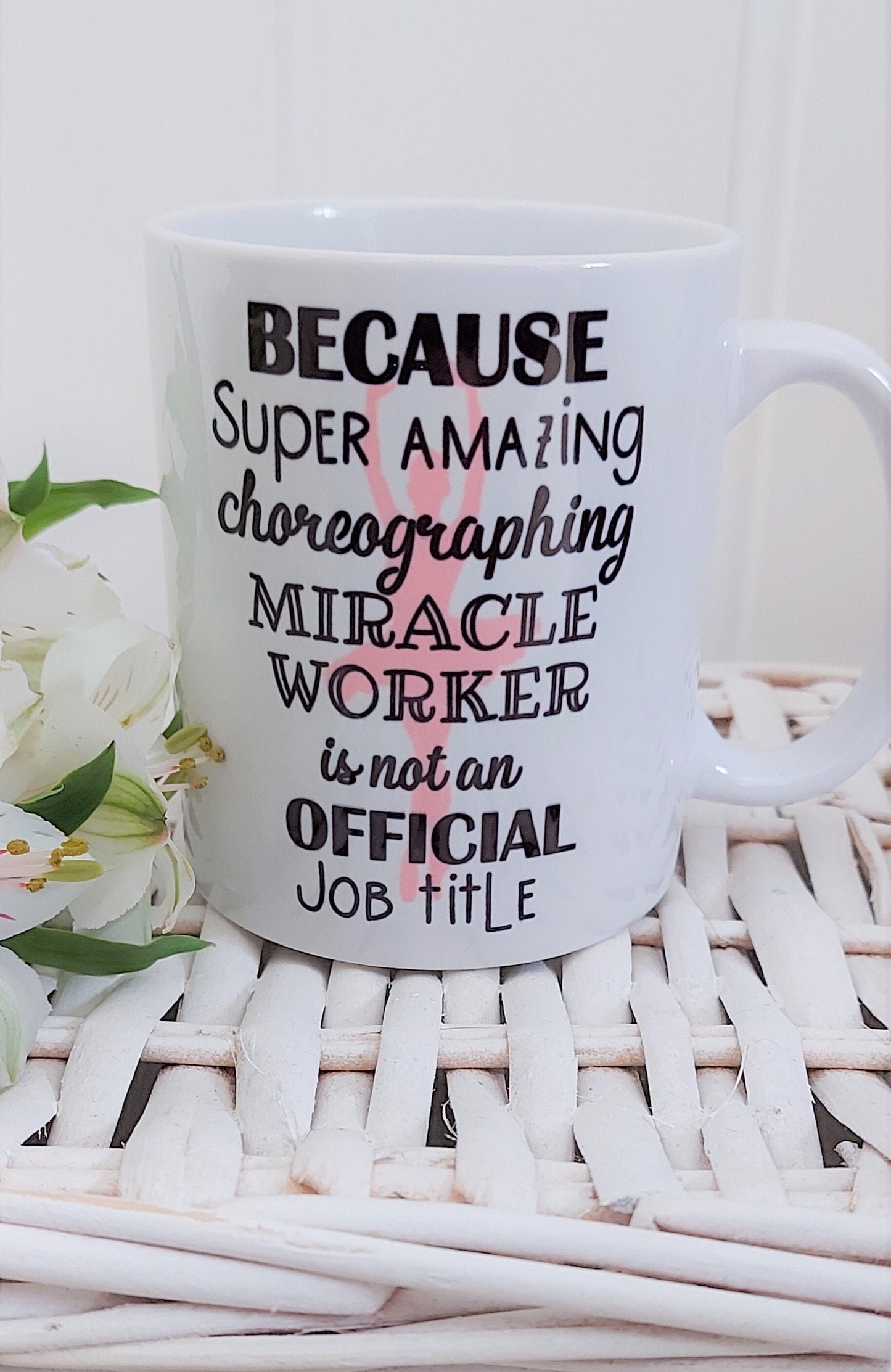 Personalised Ballet teacher appreciation mug