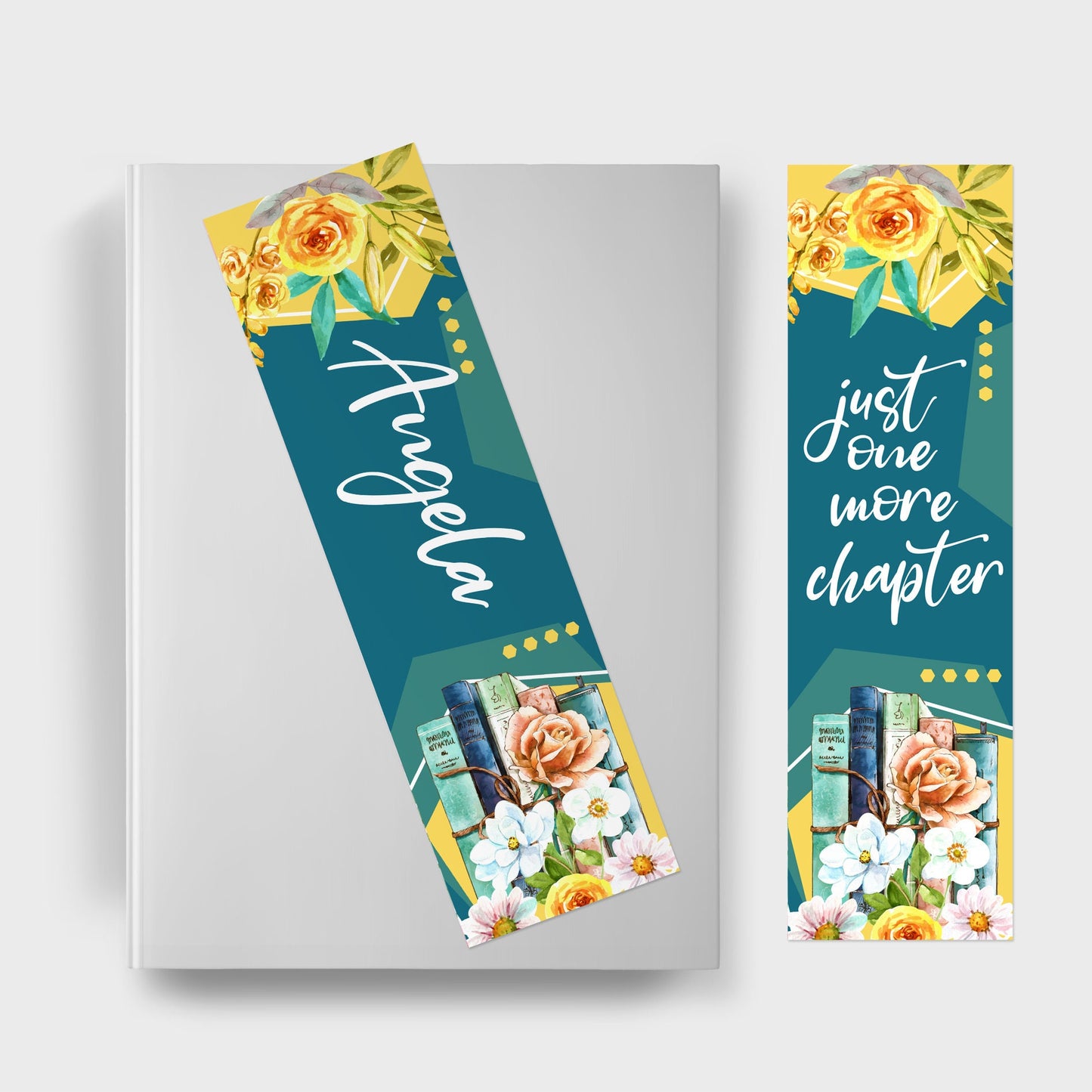 Personalised bookmark - Just One More Chapter