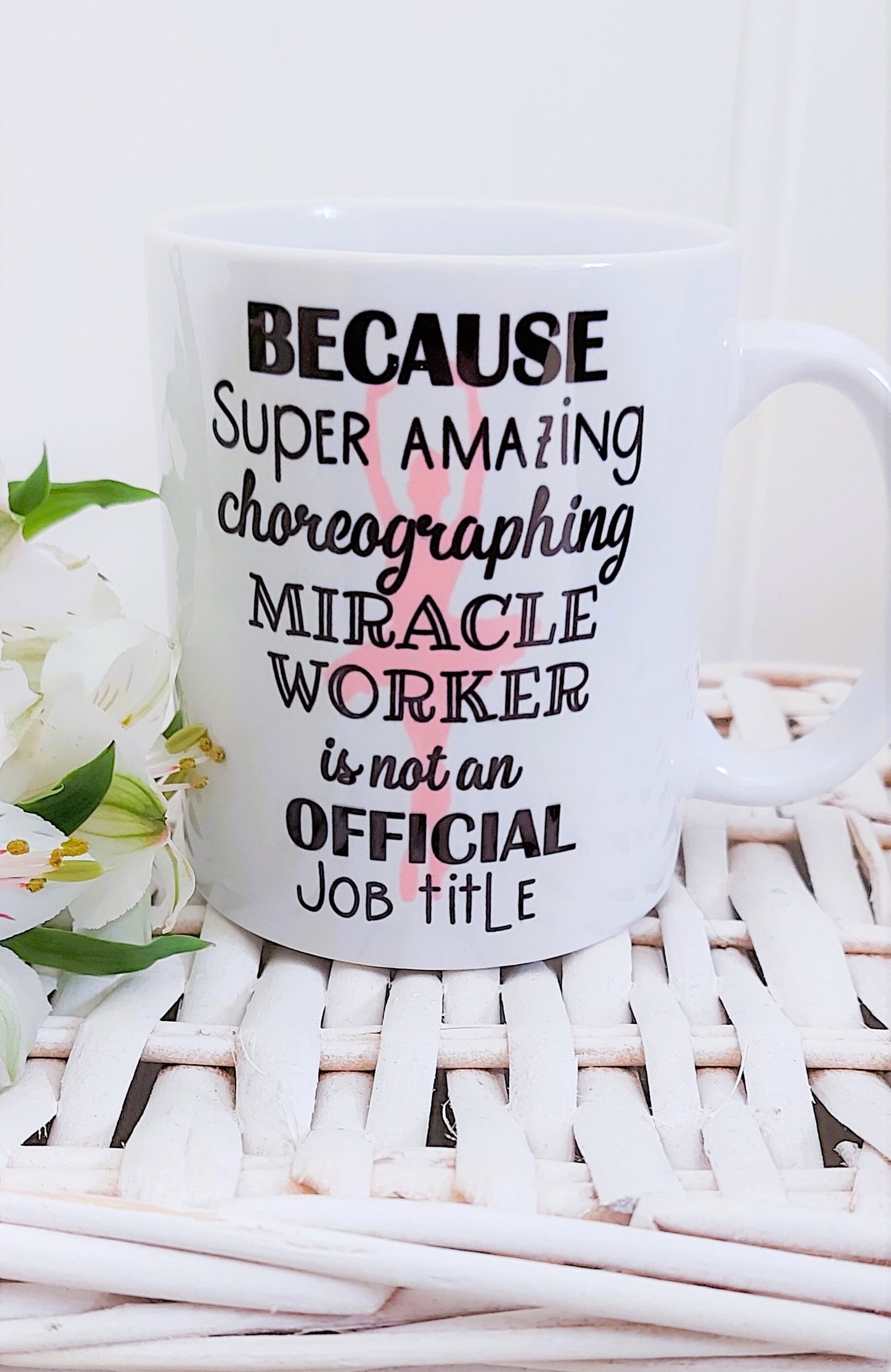 Personalised Ballet teacher appreciation mug