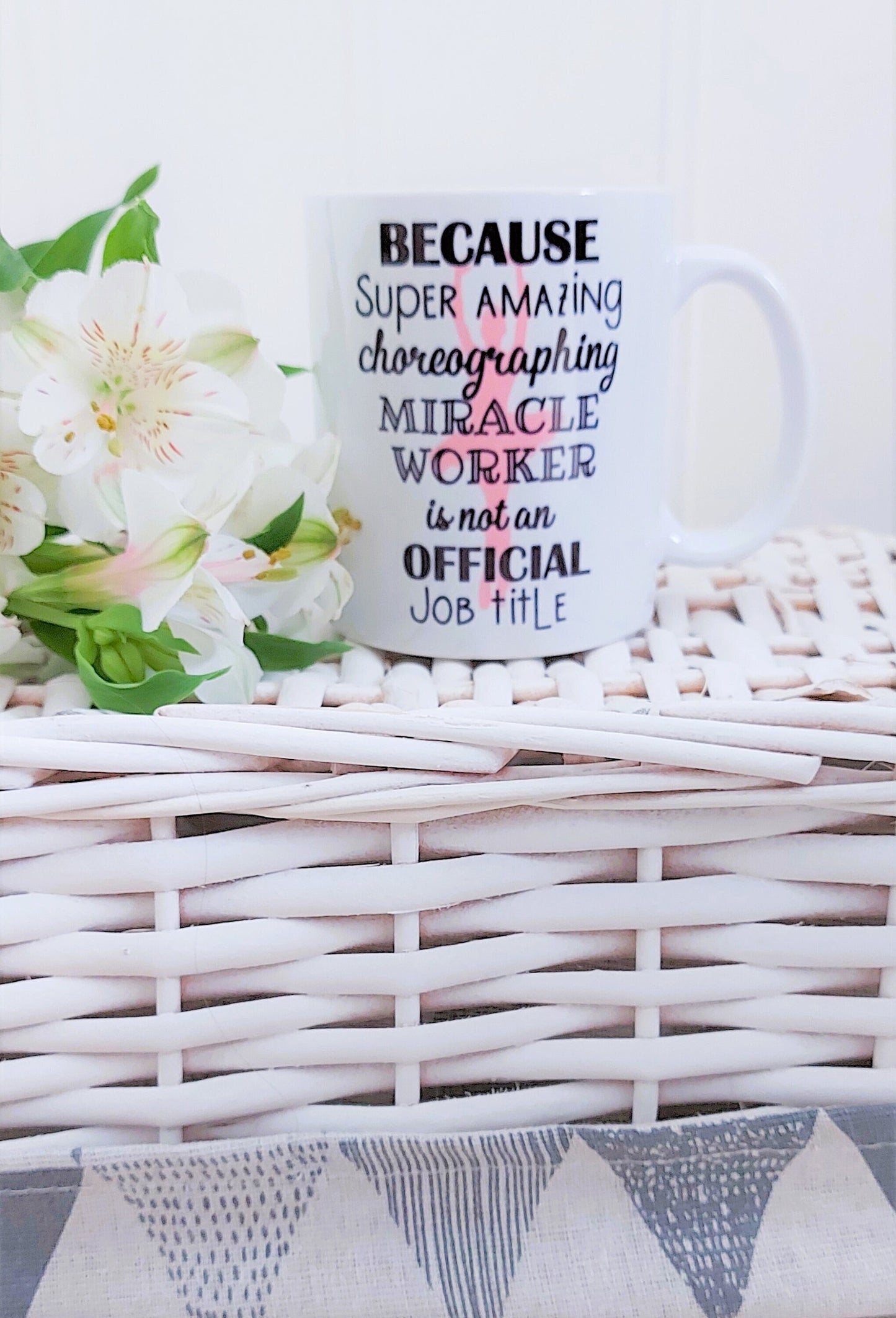 Personalised Ballet teacher appreciation mug