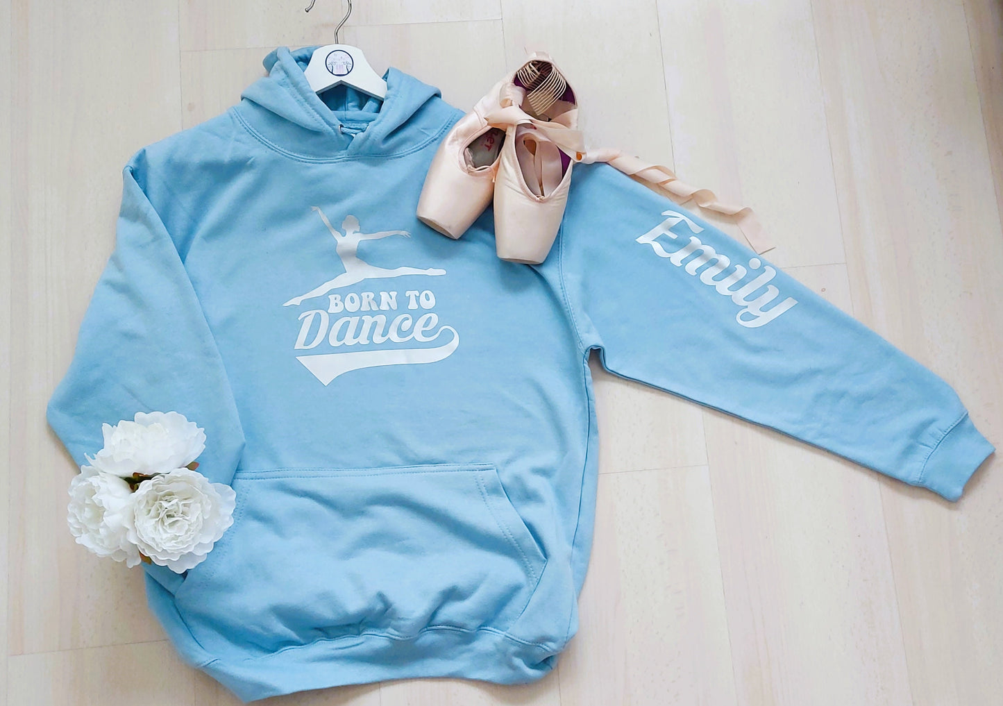 Personalised Born to Dance ballet hoodie