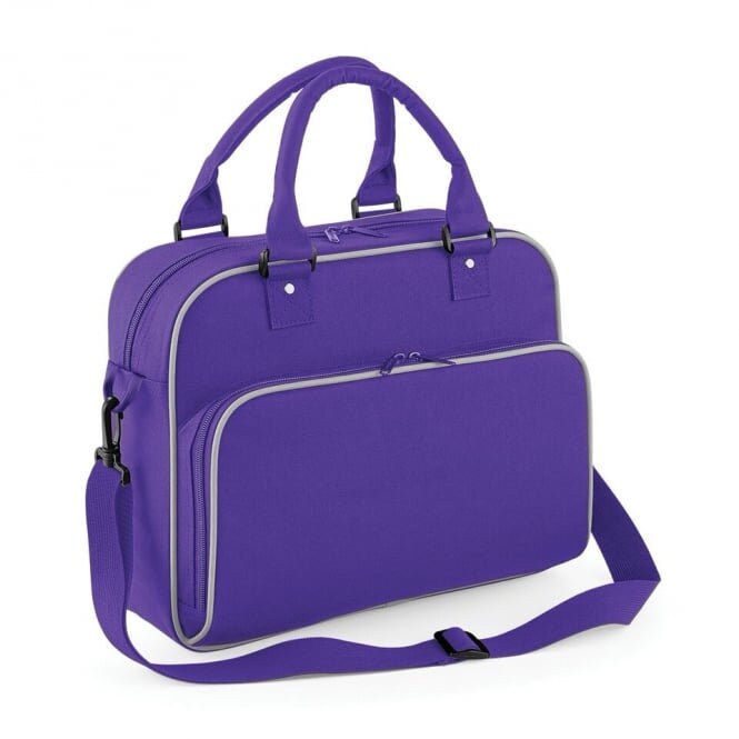 Personalised purple ballet bag