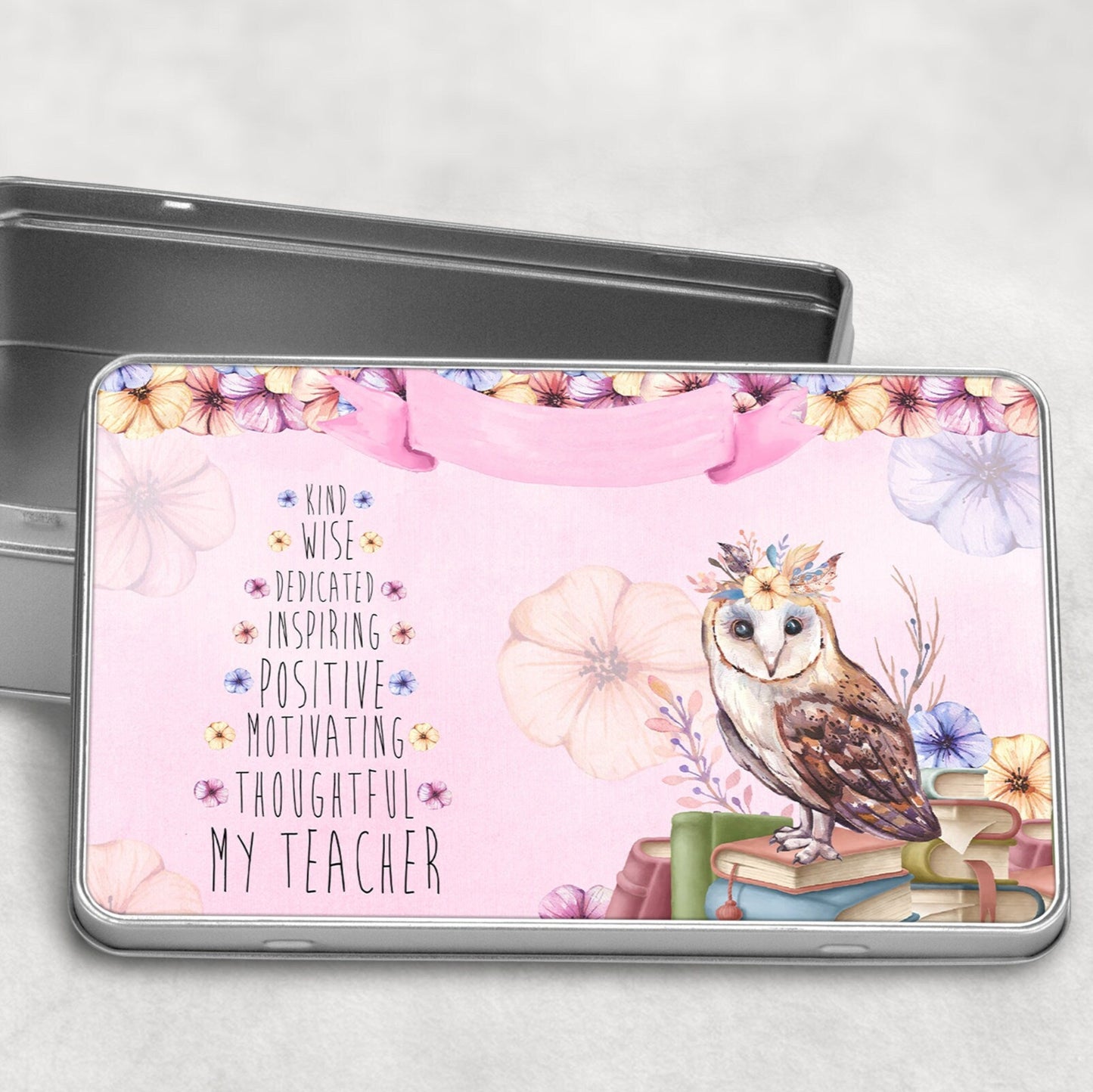 Personalised Teacher's sweet tin
