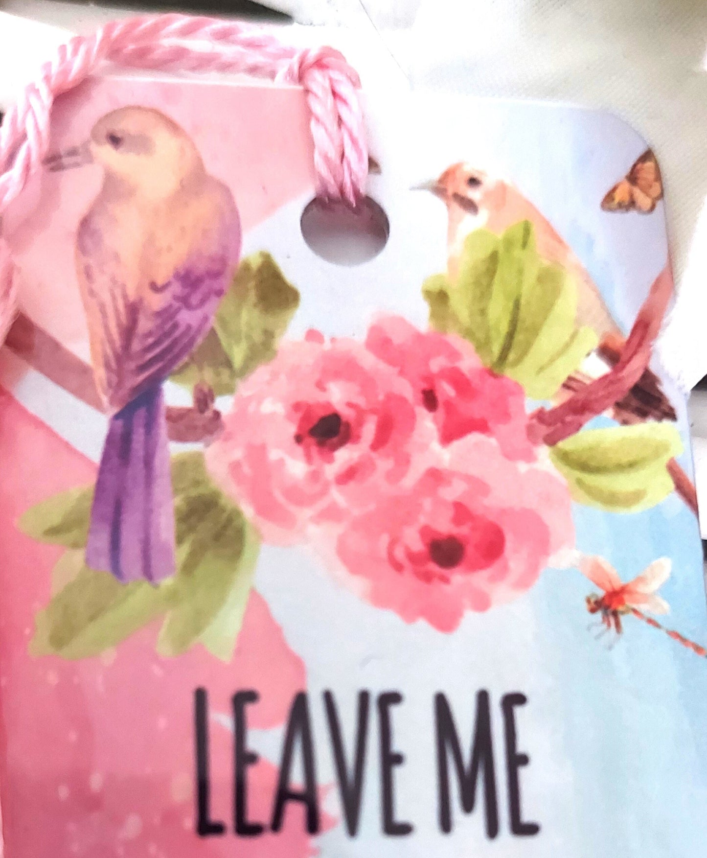 Personalised Leave Me Alone I'm Reading metal bookmark