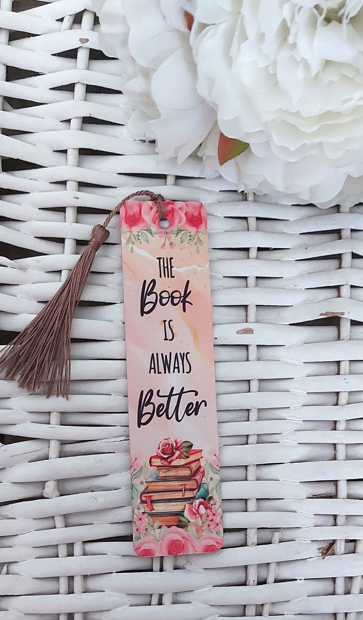 Personalised metal bookmark
