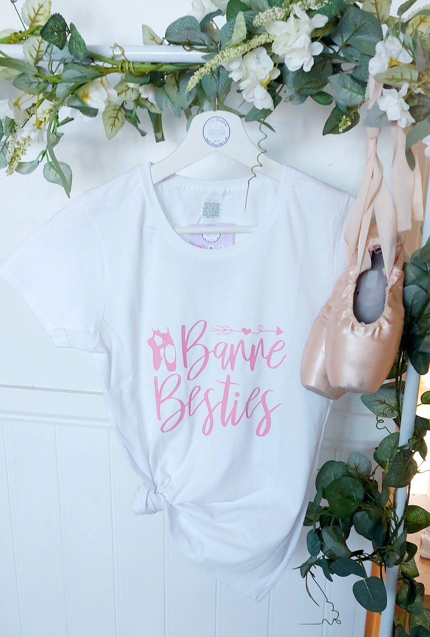 Barre Besties matching t-shirts, ballet t-shirts, ballet gift, gift for my bestie, gift for a ballerina
