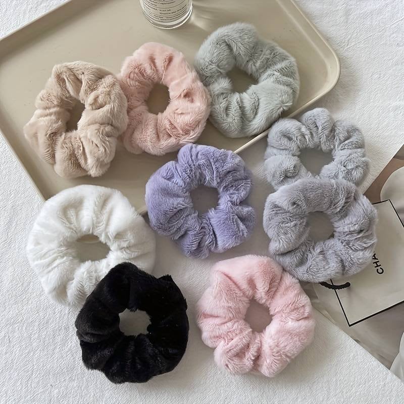 Personalised Sleepover Hair Don’t Care plush scrunchie