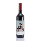 Personalised Photo Upload Red Wine