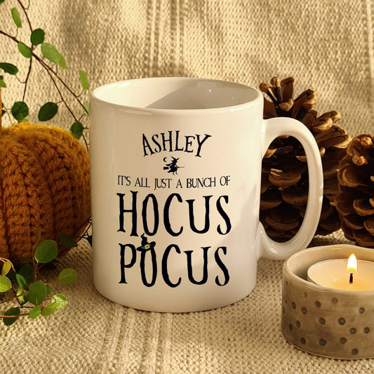 Personalised Halloween Hocus Pocus Mug – Custom Name Gift