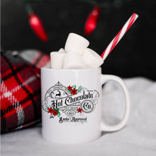 Christmas mug, Hot Chocolate mug Christmas hot chocolate, Christmas Eve box filler, Christmas gift