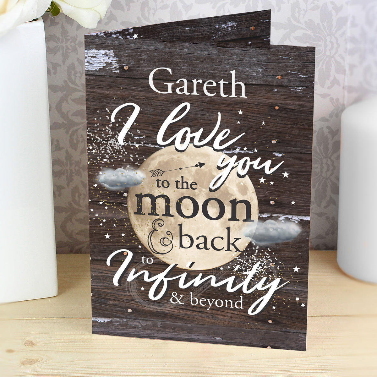 Personalised To the Moon & Infinity... Card