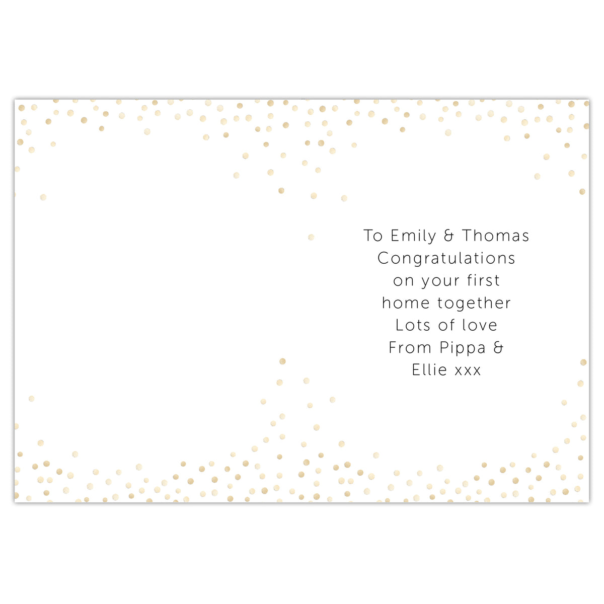 Personalised Congratulations Card