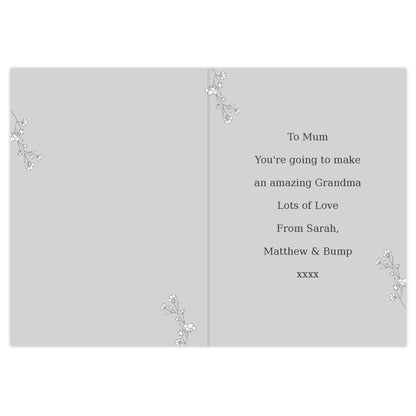 Personalised Grey Snapshot Photo Upload Greeting Card