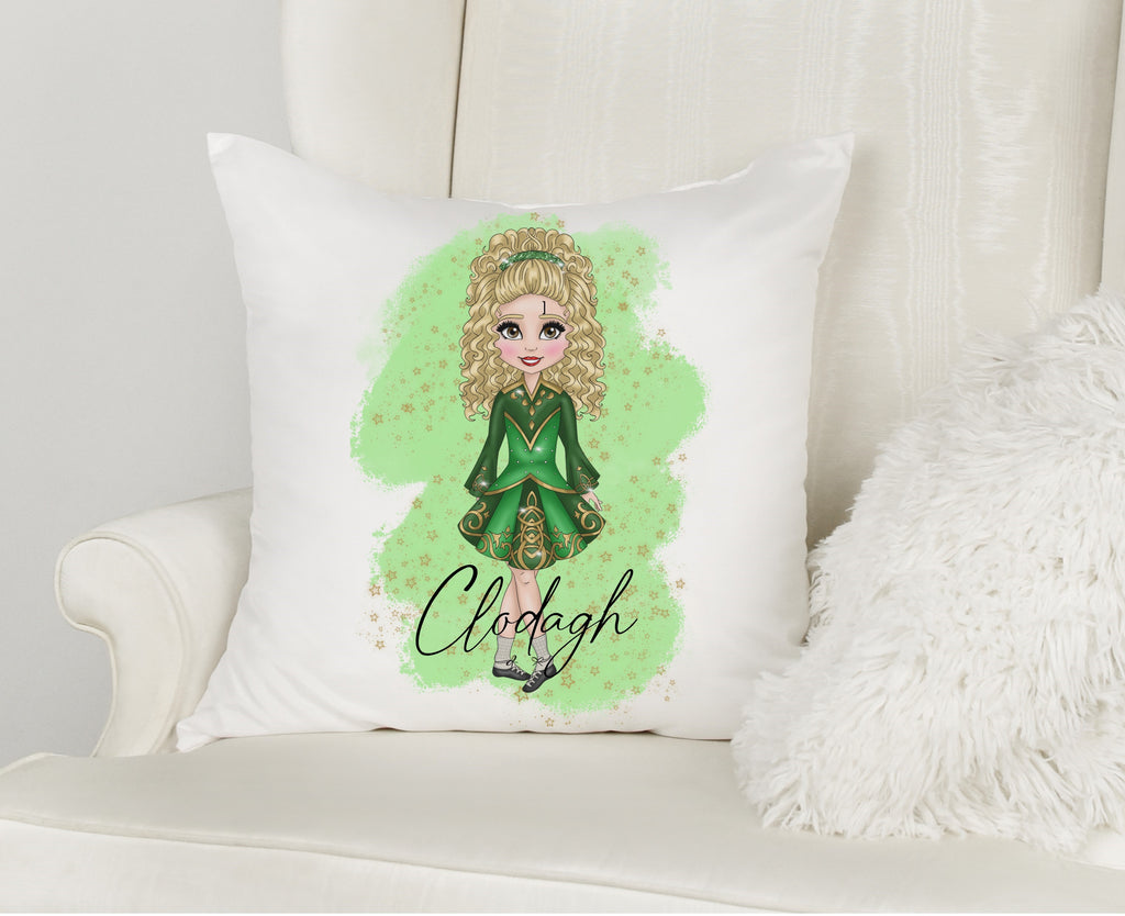 Personalised Irish Dancer Cushion