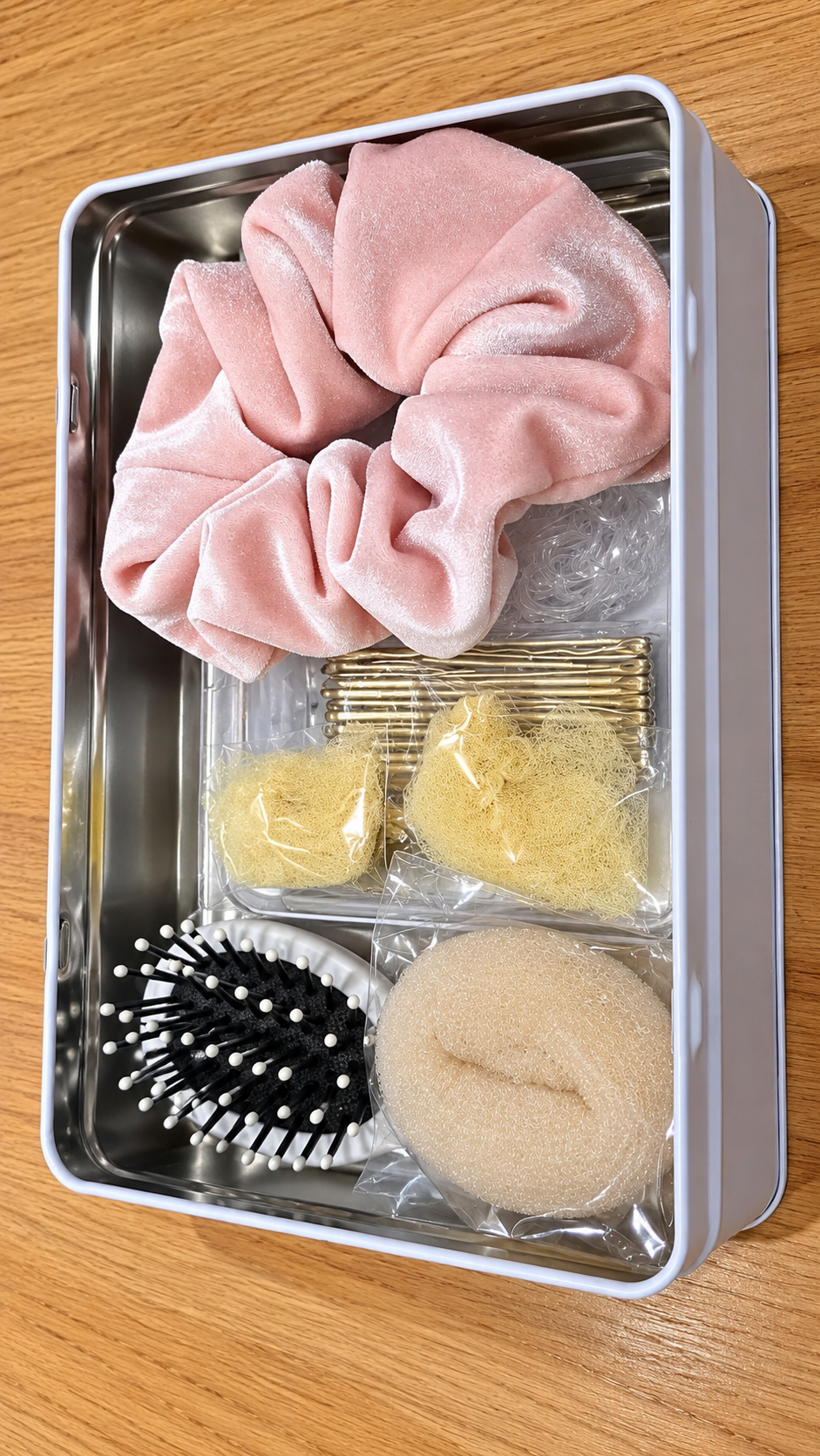 Dance Hair Essentials Kit | Complete Ballet Bun Set | Dancer Hair Accessories Gift Tin