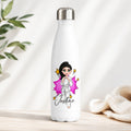 Karate Girl personalised water bottle: School Sports Gift