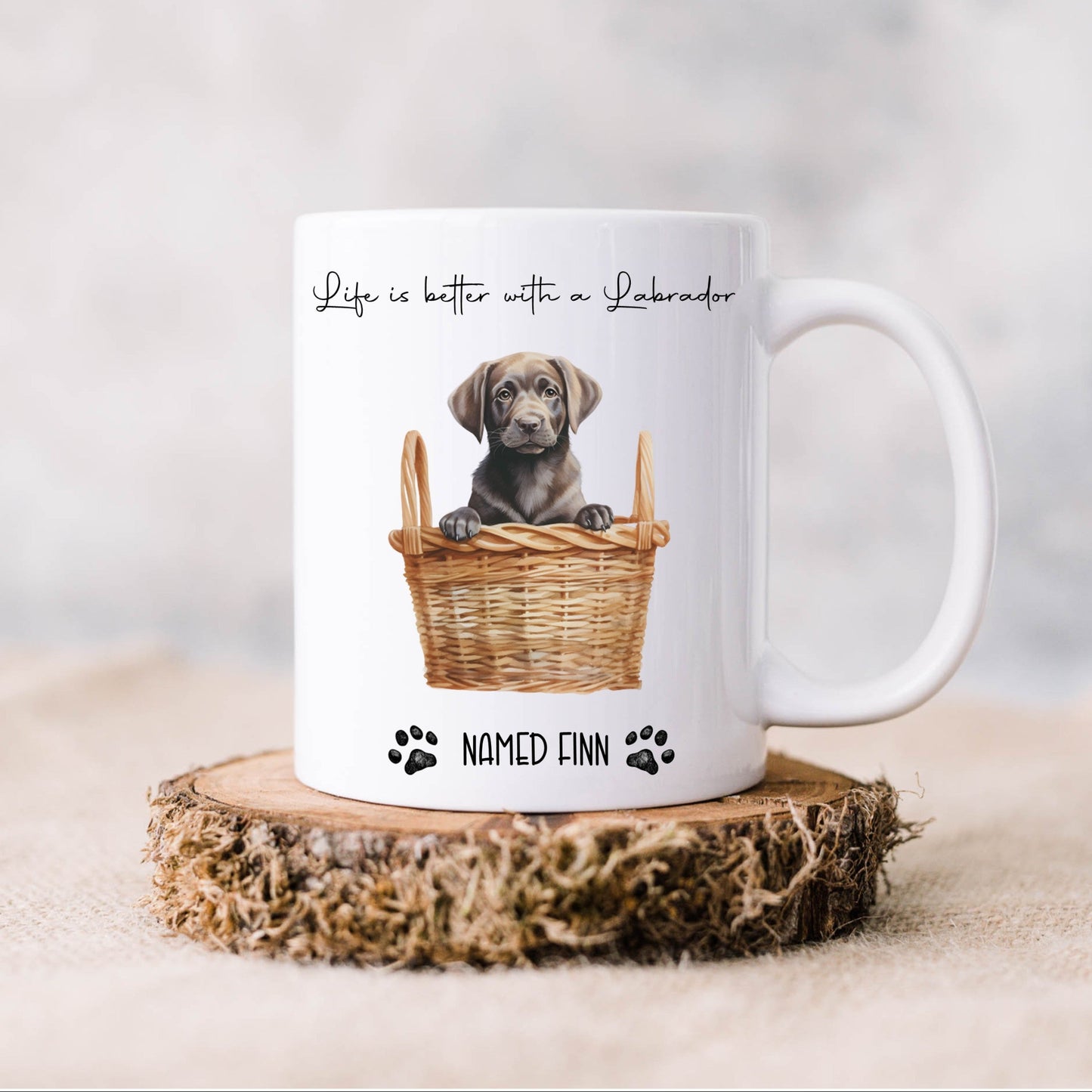 Personalised Labrador Dog Breed Mug